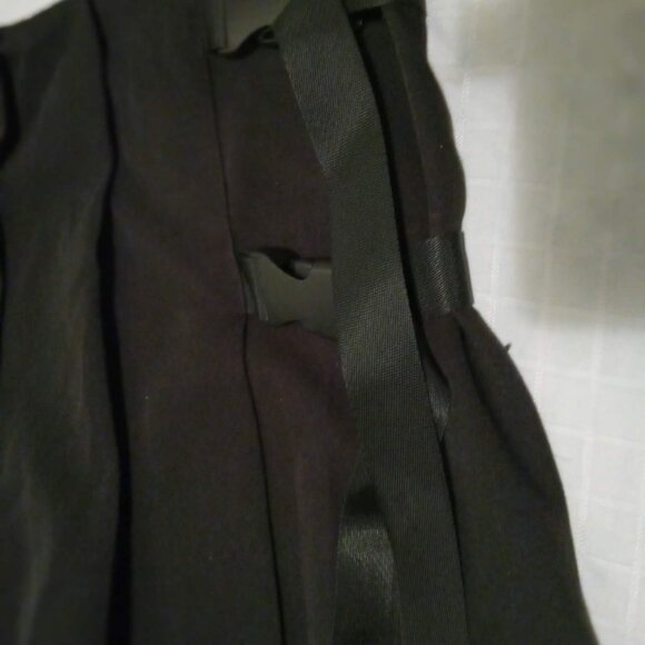 Black pleated mini skirt with ribbons - Picture 5 of 9